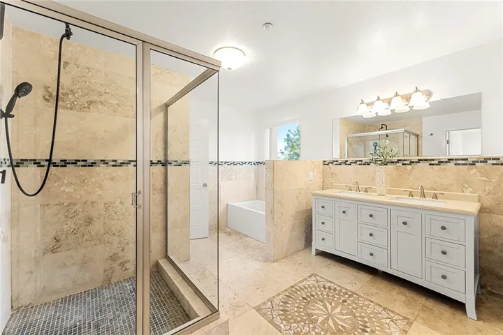 upstairs primary bathroom