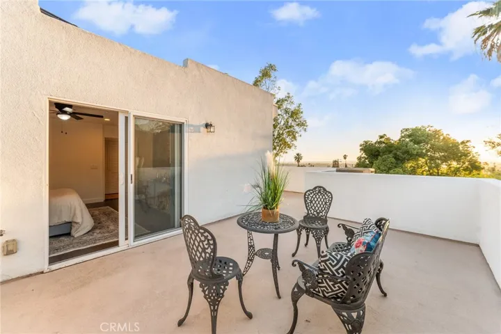 deck off primary bedroom sliding glass door