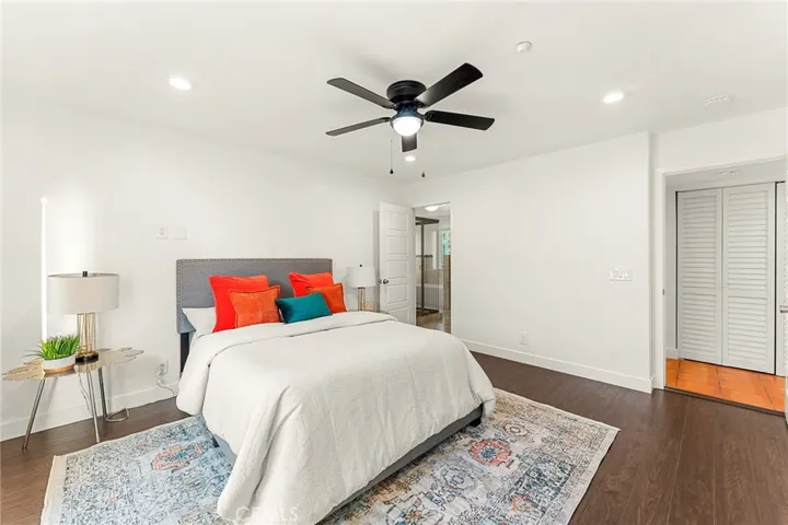 upstairs primary bedroom