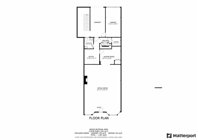 Retail Space Floor Plan