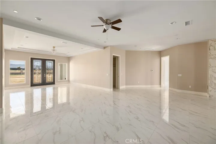 Open living area-front