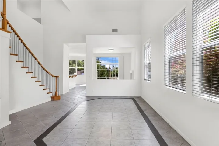 Entry into Living Room/Dining Room. Cathedral Ceilings, Light and Bright