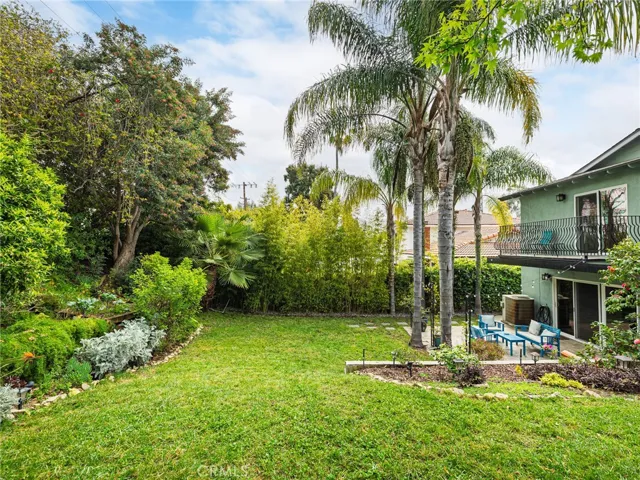 Large backyard