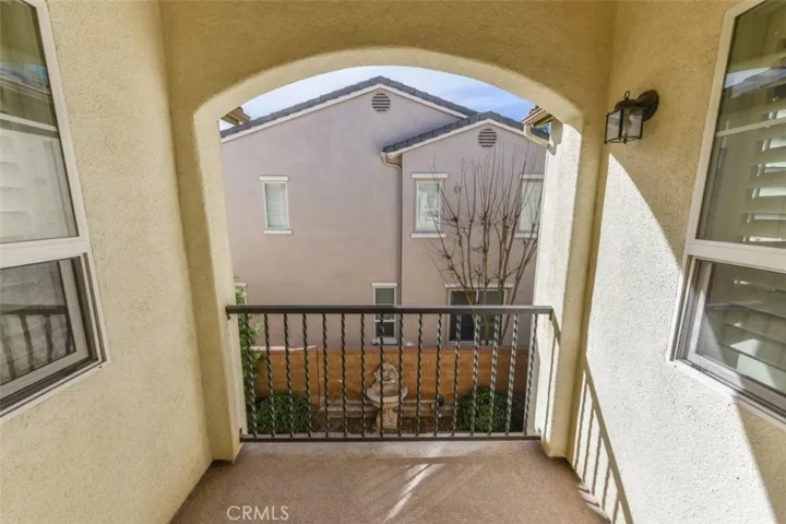 Balcony from primary bedroom