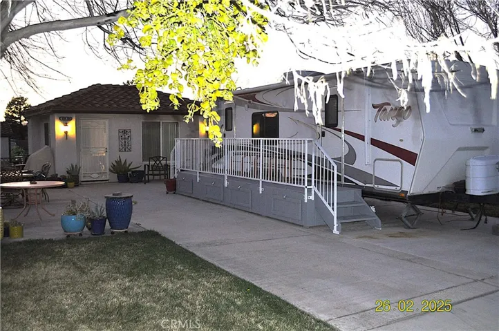 RV Parking and Retreat Area.