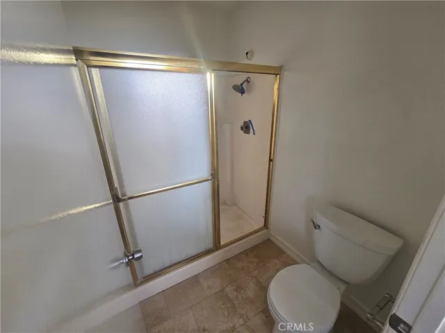 Master bathroom prior to reglazed shower