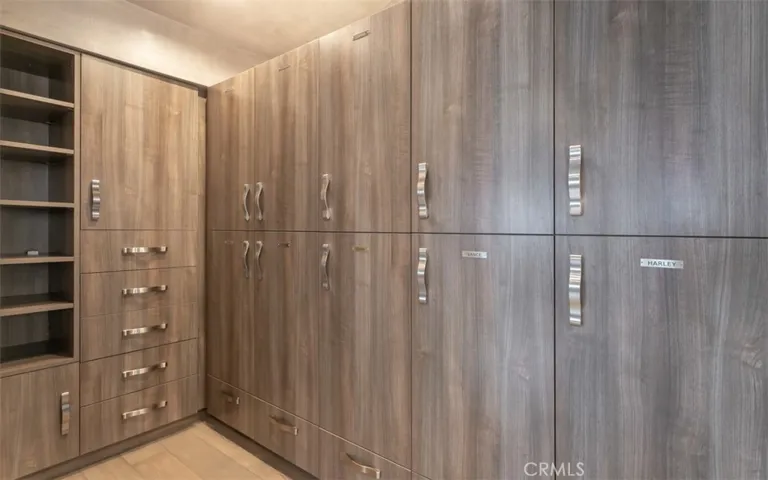 The locker room suggests years of "family gatherings" at this legacy home.