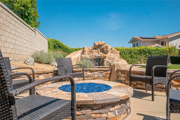 Fire pit area