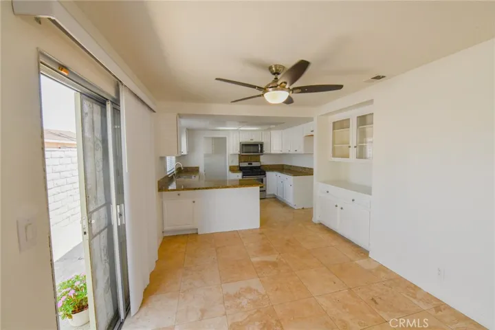 Front dining and kitchen