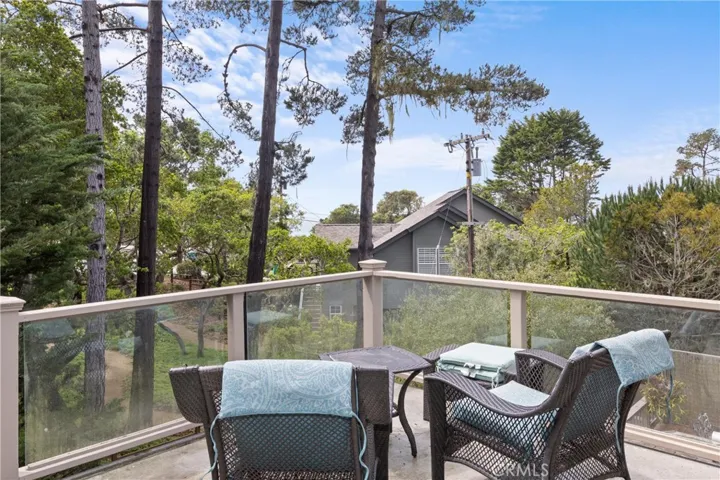 View from edge of deck.