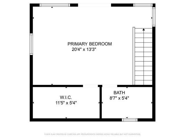primary bedroom over garage
