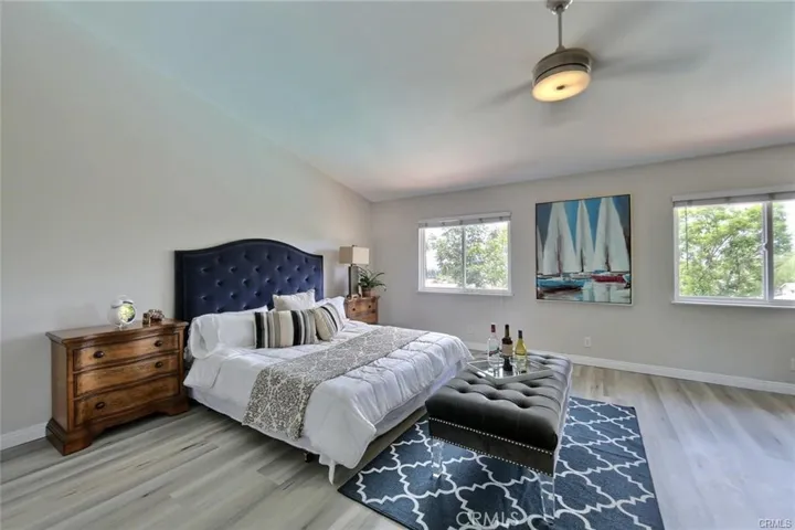Virtual staged bedroom