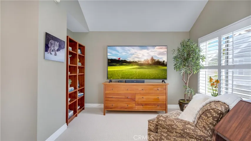 The Primary retreat is perfect for a get away or home office