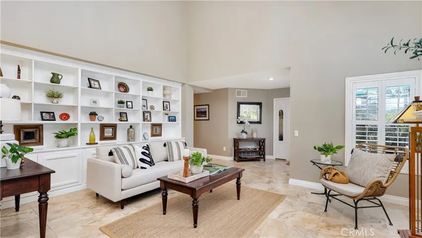 The built-in cabinetry is just what this wall calls for!