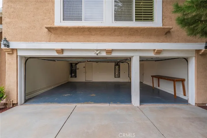 Large 3 car garage