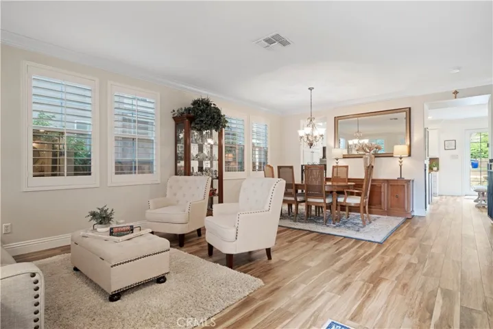 Formal Dining seating and dining area