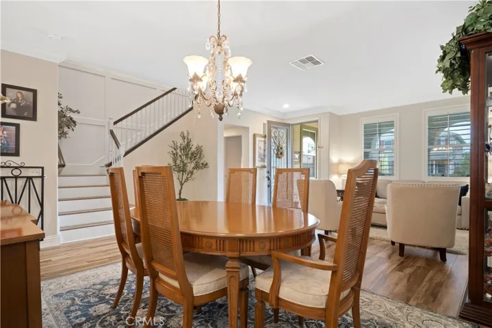 Formal dining area