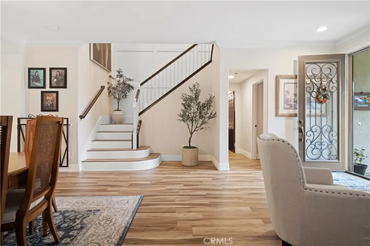 Entryway looking towards stairwell