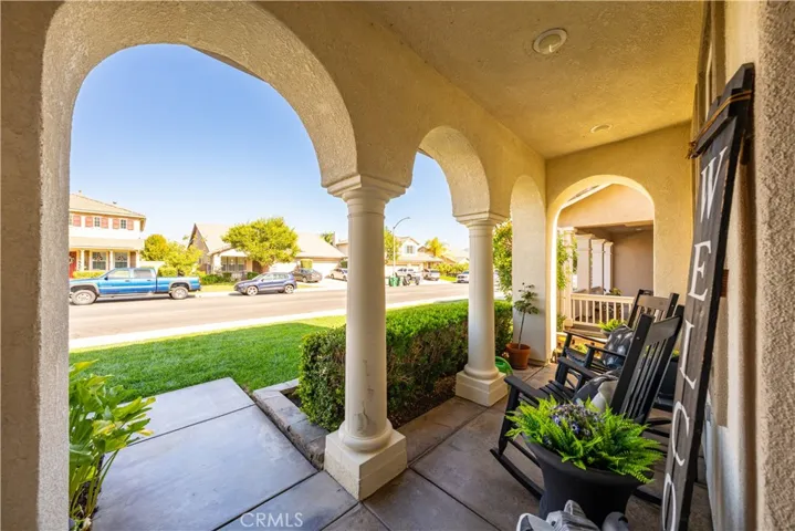 Side of porch