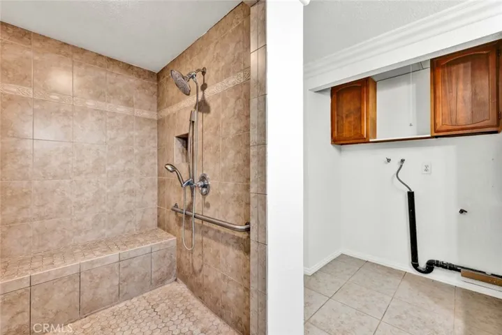 Downstairs Shower and Laundry Area