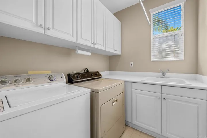 Upstairs Laundry with Sink