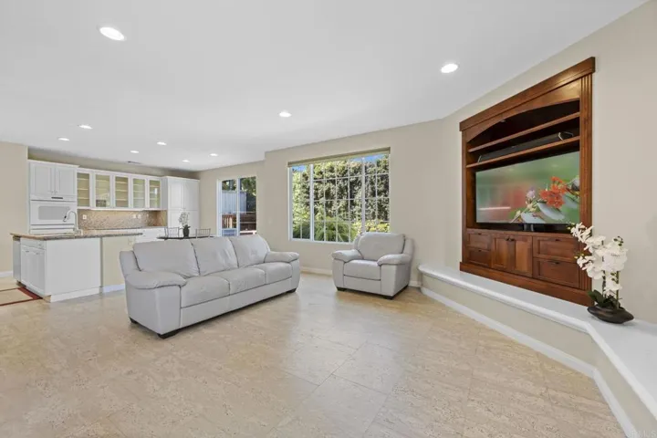Family Room is open to Kitchen & Nook
