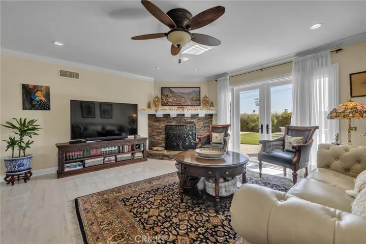 Family room/French door access to the back yard
