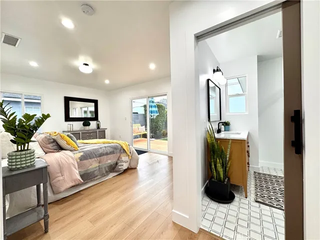 Primary bedroom with Primary bath to the right