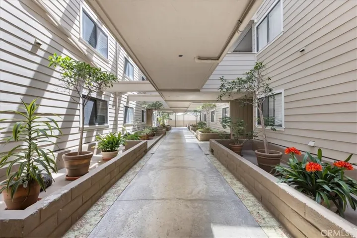 Walkway Looking Toward Unit