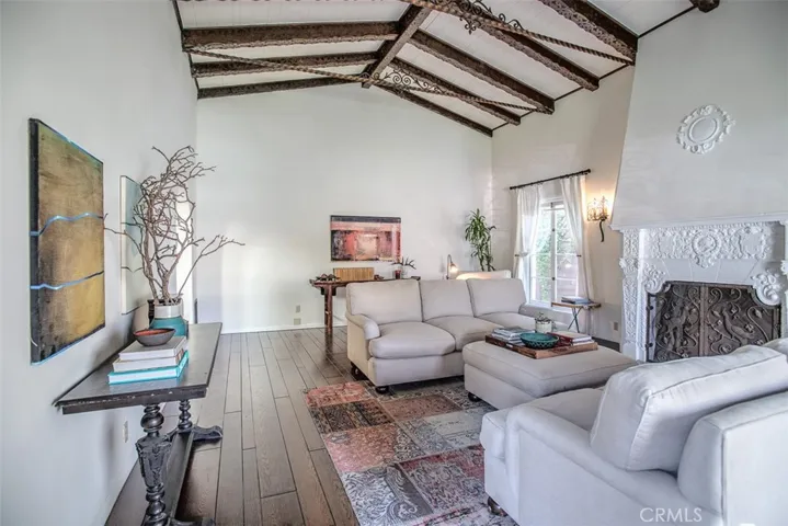 Living room off to the right of the entry.