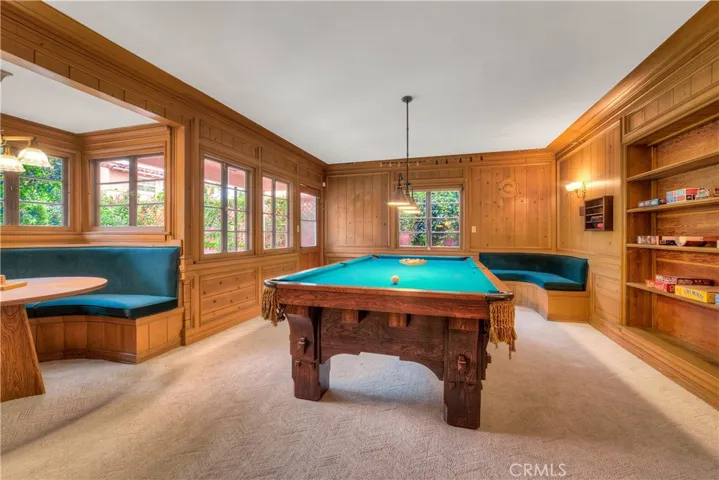 Billiard/Game room.