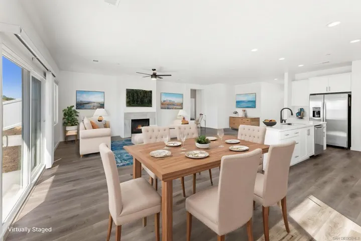 Lots or room in this 2,330 sq ft home and there is a LOFT family room upstairs too.  All pictures with furnishings are virtually staged simply to show what might be the new owners beautiful home.