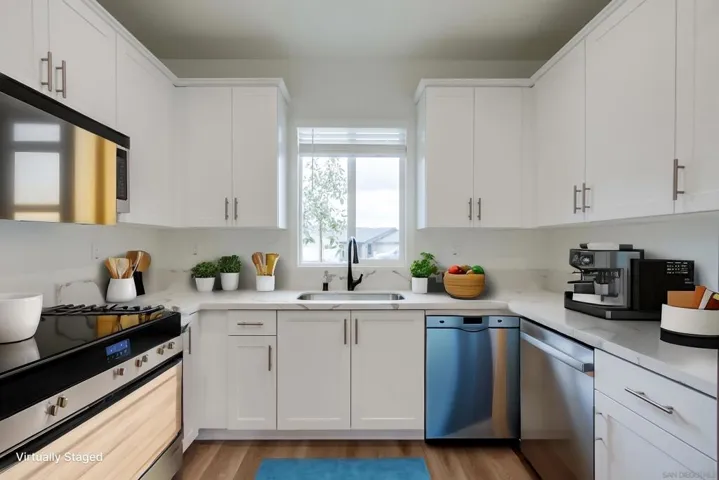 And there is a builders warranty on the entire home.  All pictures with furnishings are virtually staged simply to show what might be the new owners beautiful home.