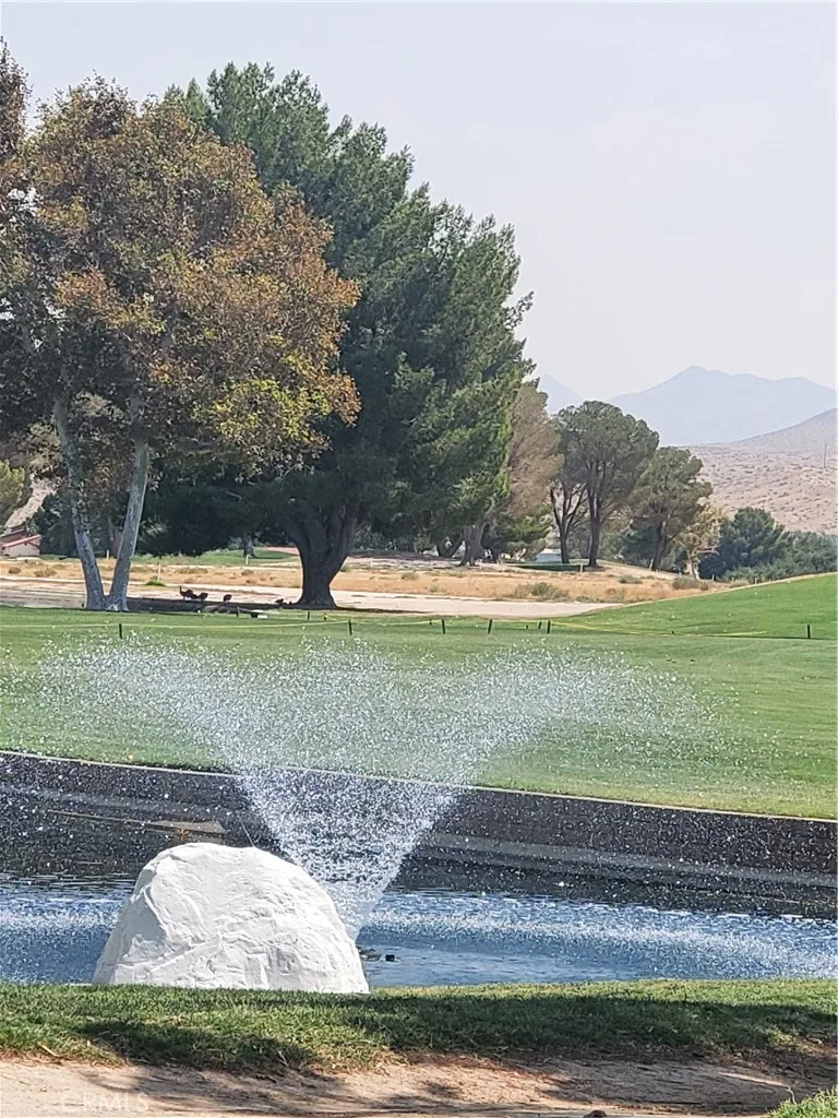 Golf Course Water Fountain