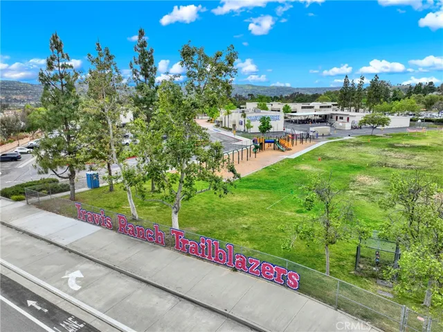 Travis Ranch- K-8, just down the street- Community Park also