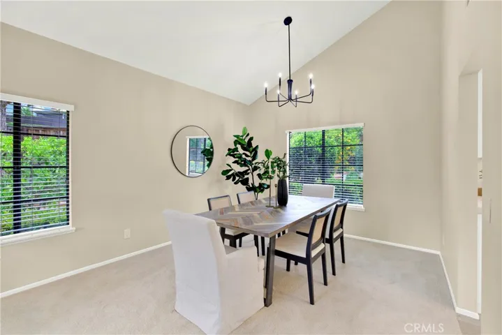 Formal Dinning Room with View of Yard