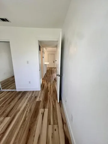 View from 2nd bedroom to front door
