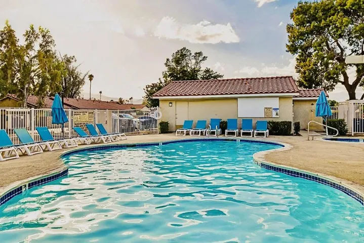 Pool steps away via back patio!