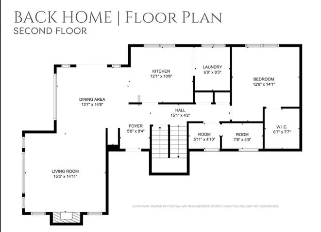 Back Home|Floor plan(Second Floor)
