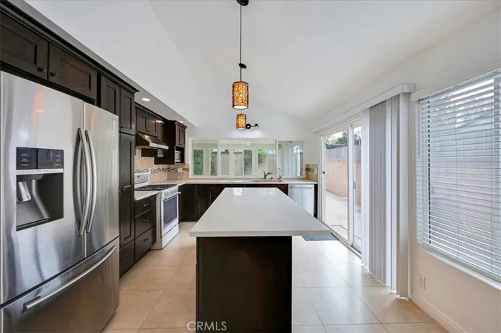Kitchen with sunroom attached