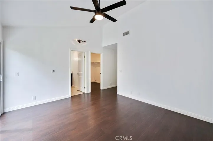 Master bedroom with walk-in closet and en-suite attached.