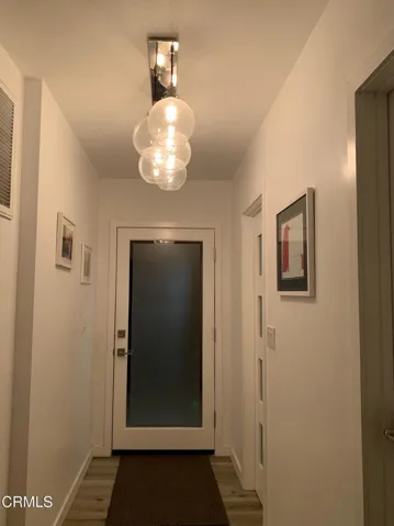 Front door from inside