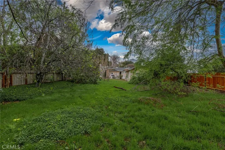 View from the far end of the property
