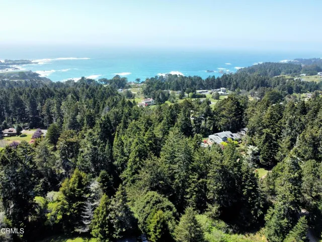 Aerial directly above property