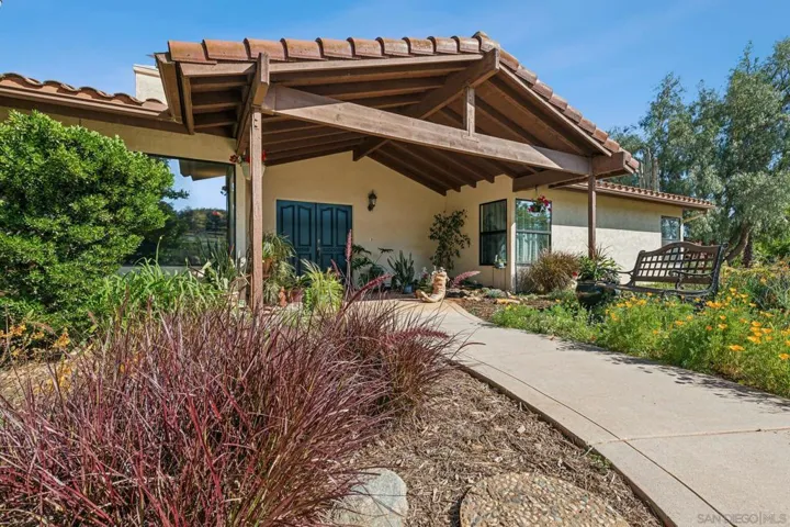 Main house entry