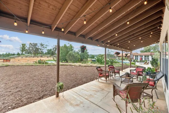 Back patio of main house