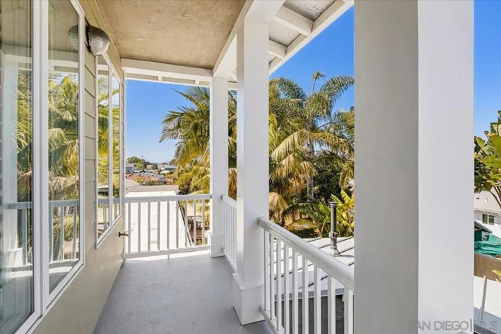 Balcony off of Primary Bedroom