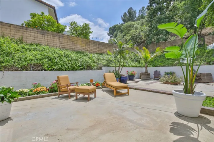 Side Yard Patio Area