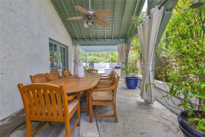 Outdoor Dining Patio Area