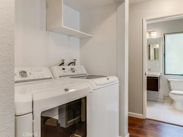 Washer and Dryer included.